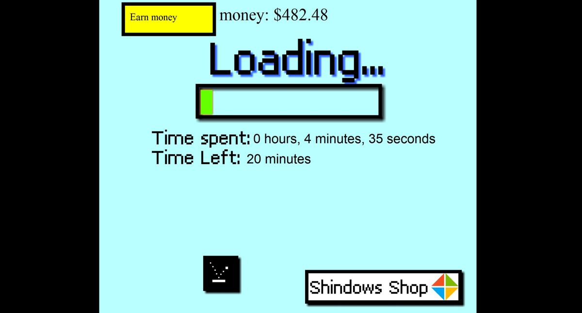 Loading Screen Simulator (Windows) screenshot: I've bought the PONG game