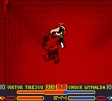 Prince Naseem Boxing (Game Boy Color) screenshot: Sudden downfall