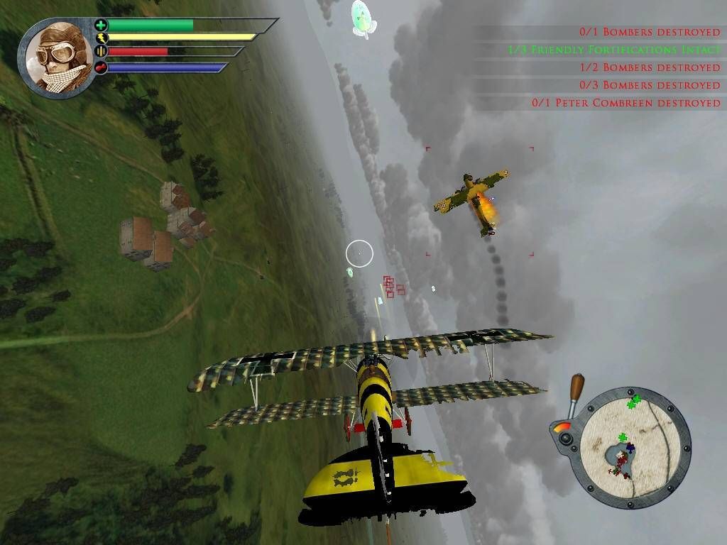 Red Baron: Arcade (Windows) screenshot: Chasing Peter Combeen