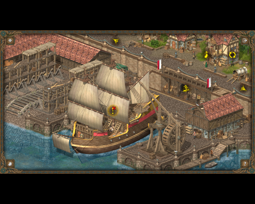 Hero of the Kingdom II (Windows) screenshot: Have a ship!