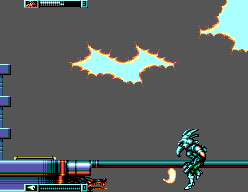 Wolfchild (SEGA Master System) screenshot: The Levelboss of the first stage