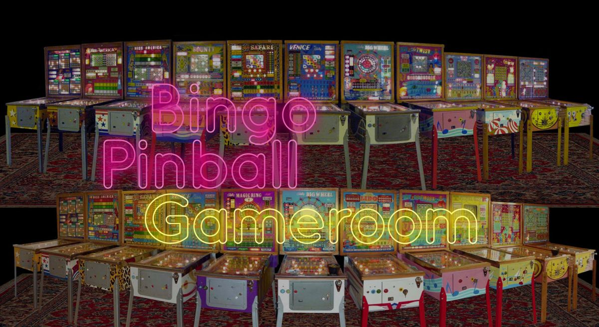 Bingo Pinball Gameroom (Windows) screenshot: The title screen