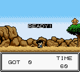 Survival Kids (Game Boy Color) screenshot: Egg catching mini-game