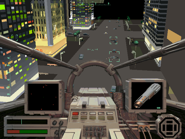 Russian Roulette (Windows) screenshot: A City at Night