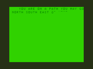 Jungle Search (Dragon 32/64) screenshot: Many Paths to Follow