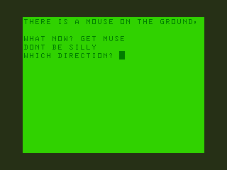 Jungle Search (Dragon 32/64) screenshot: Can't get the Mouse