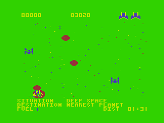The Emperor Must Die (Dragon 32/64) screenshot: I Hit an Object