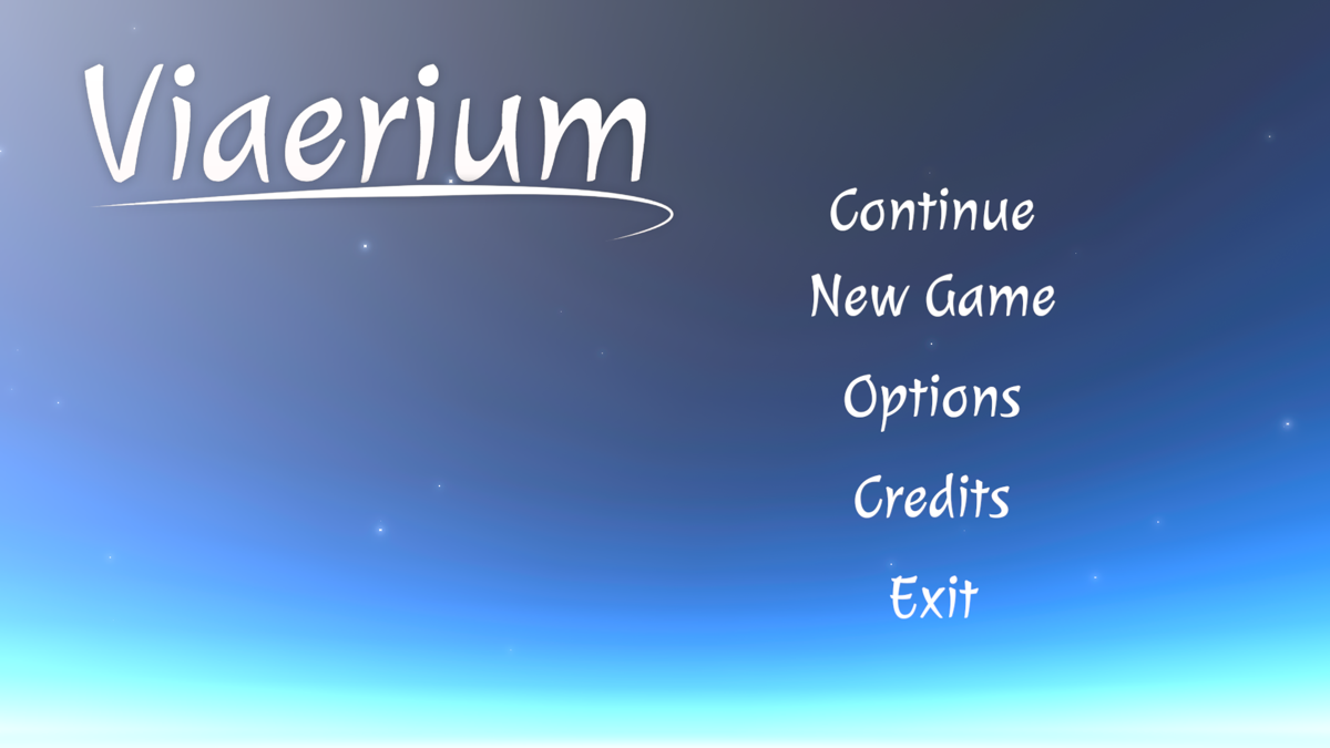 Viaerium (Windows) screenshot: Main Menu