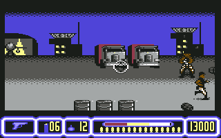Die Hard 2: Die Harder (Commodore 64) screenshot: Bosses