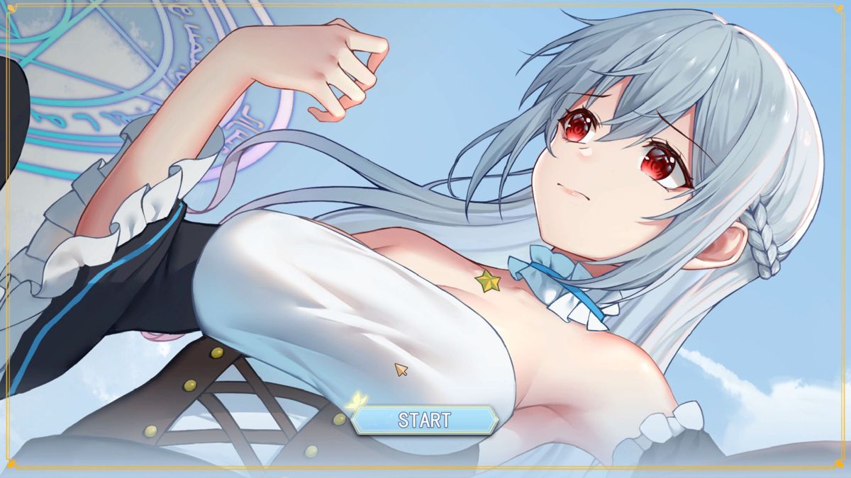 Adorable Witch III (Windows) screenshot: This screen appears before the title / menu screen