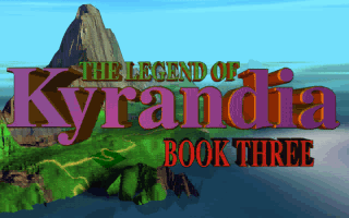 The Legend of Kyrandia: Book 3 - Malcolm's Revenge (DOS) screenshot: Title screen