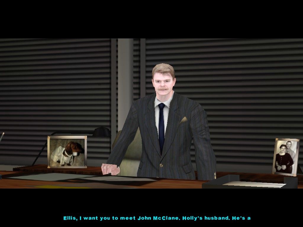 Die Hard: Nakatomi Plaza (Windows) screenshot: Remember that guy Ellis?