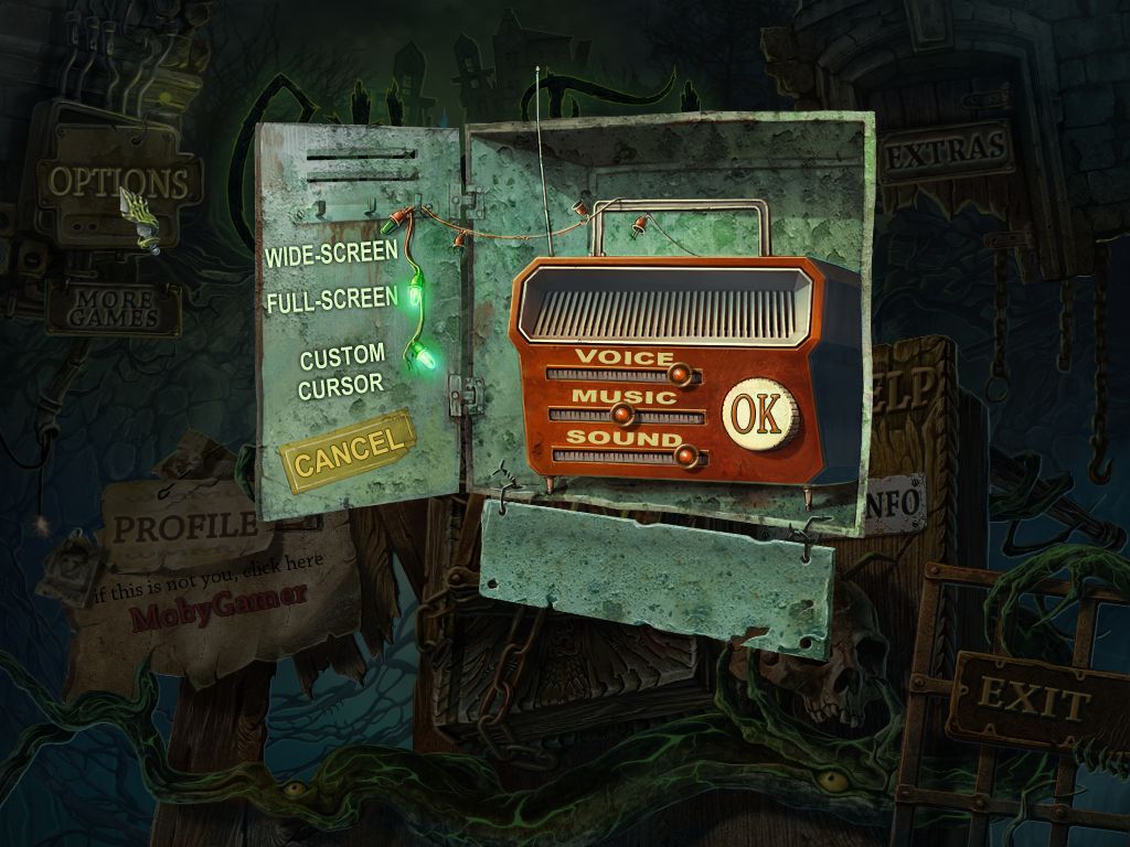 Gothic Fiction: Dark Saga (Windows) screenshot: The game's configuration options