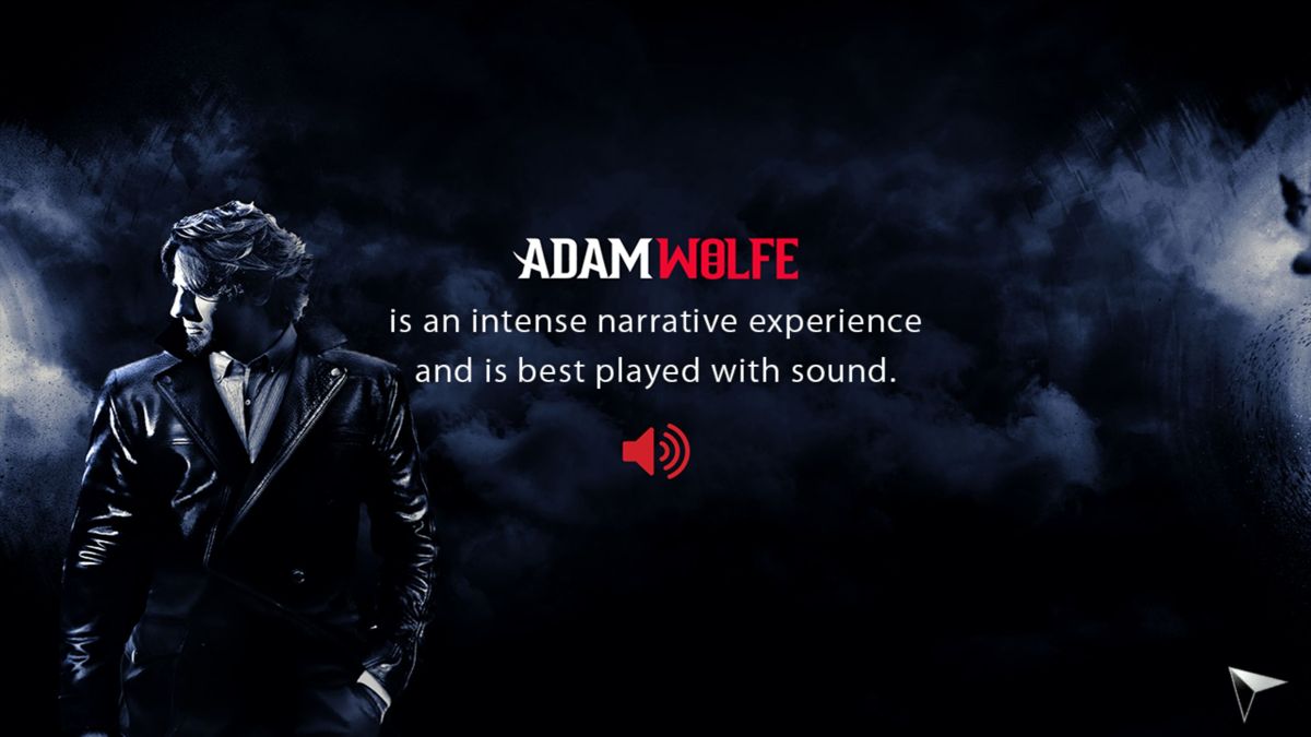 Adam Wolfe (Windows) screenshot: This advice comes at the beginning of the game.