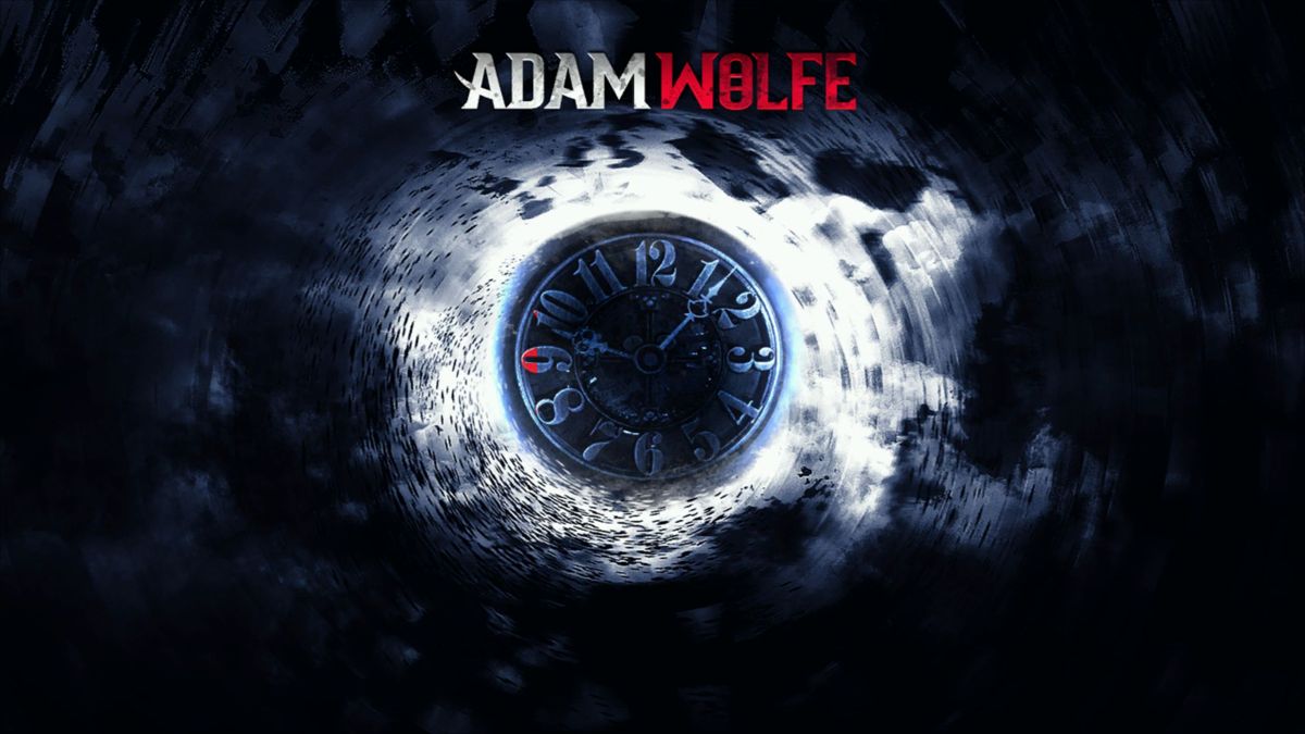Adam Wolfe (Windows) screenshot: The game starts with a load screen with a status bar that takes the form of a clock