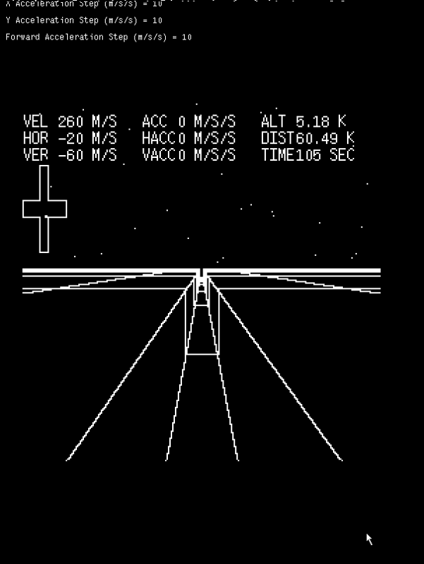 Death Star (Xerox Alto) screenshot: Above the trench