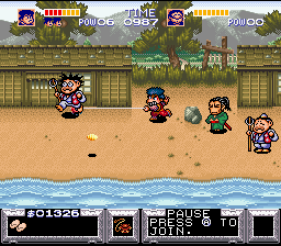 The Legend of the Mystical Ninja (SNES) screenshot: On the fourth island