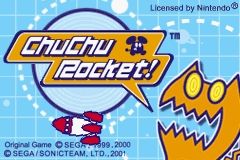 ChuChu Rocket! (Game Boy Advance) screenshot: Title Screen