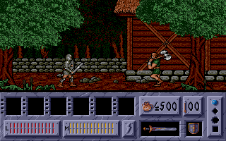 Back to the Golden Age (Atari ST) screenshot: The first screen.