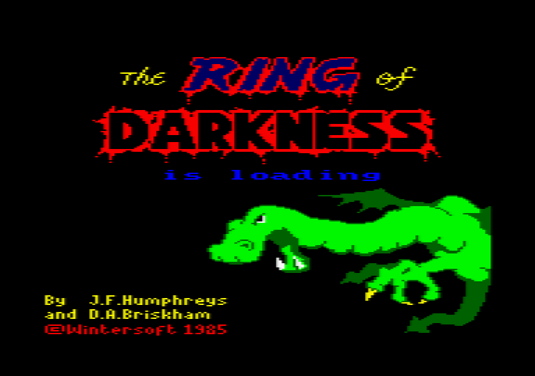 The Ring Of Darkness 1983 Mobygames