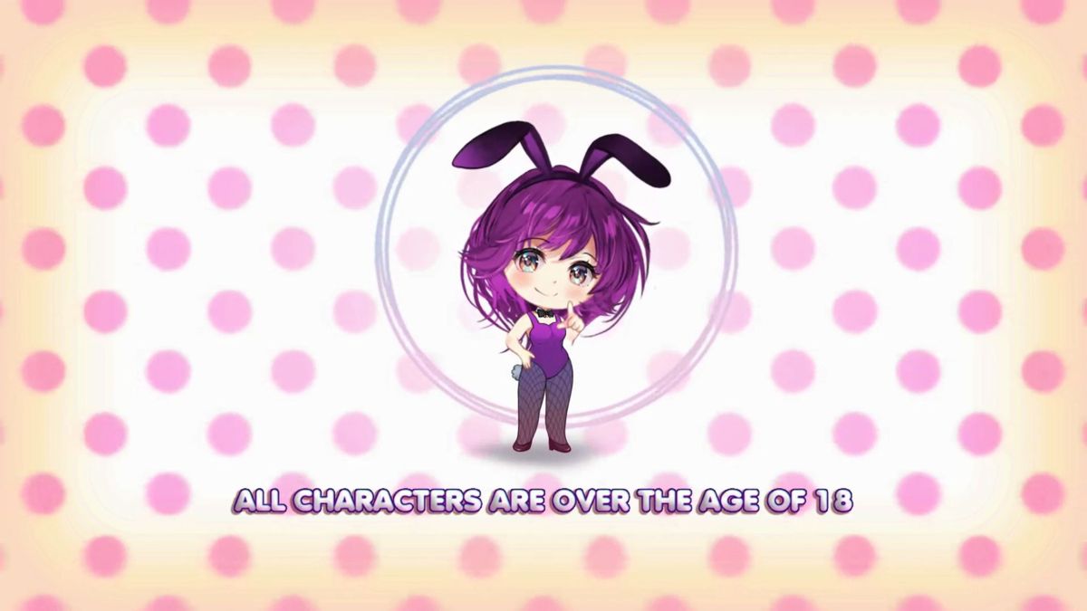 Yummy Girl 2 (Windows) screenshot: This is the game's content warning