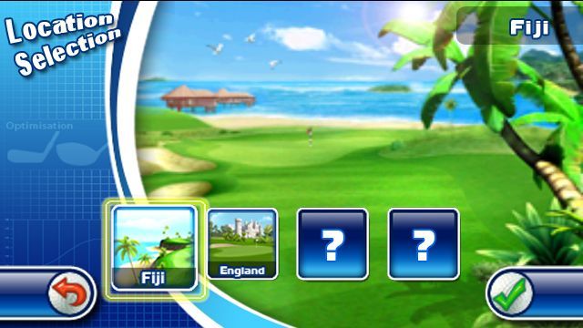 Let's Golf! (Symbian) screenshot: Level selection