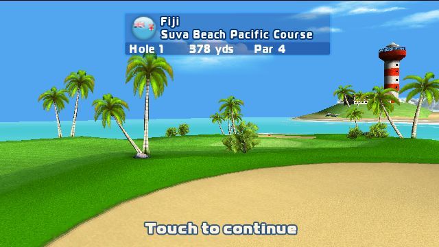 Let's Golf! (Symbian) screenshot: Fiji course overview
