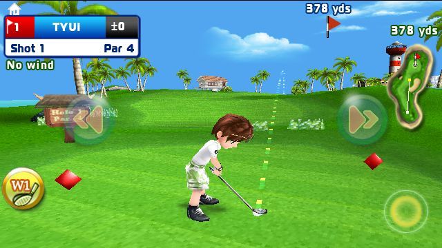 Let's Golf! (Symbian) screenshot: About to begin