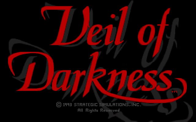 Veil of Darkness (DOS) screenshot: Title screen