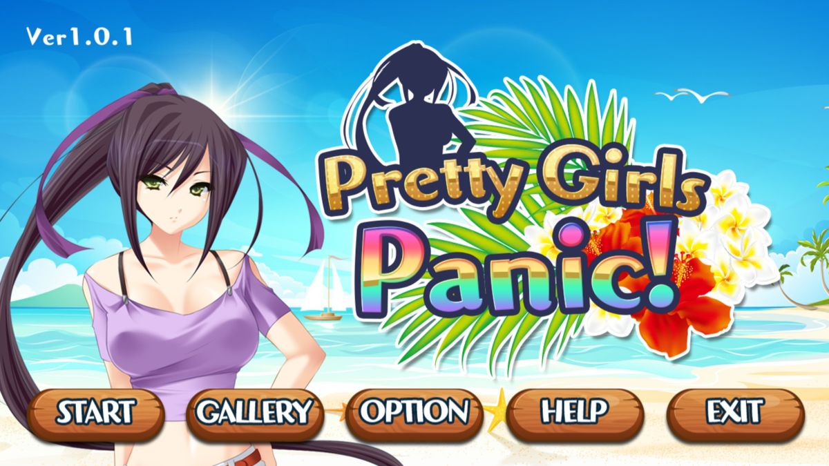 Pretty Girls Panic! (Windows) screenshot: Main Menu