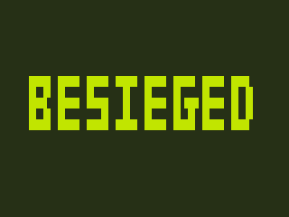 Besieged (Dragon 32/64) screenshot: Title Screen