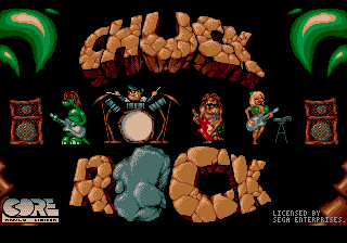 Chuck Rock (SEGA CD) screenshot: Title Screen