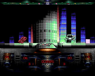 Clystron (Amiga) screenshot: There are some tokens that help you.