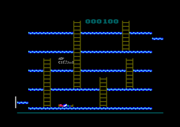 Digger Barnes (Amstrad CPC) screenshot: Death results in your soul ascending to the heavens