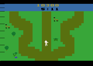 Chuck Norris Superkicks (Atari 2600) screenshot: Which path should I take?