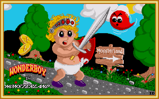 Wonder Boy in Monster Land (Amiga) screenshot: Title