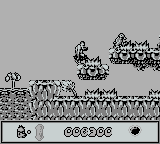 Chuck Rock (Game Boy) screenshot: A beasty