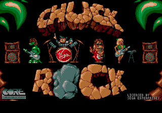 Chuck Rock (Genesis) screenshot: Title