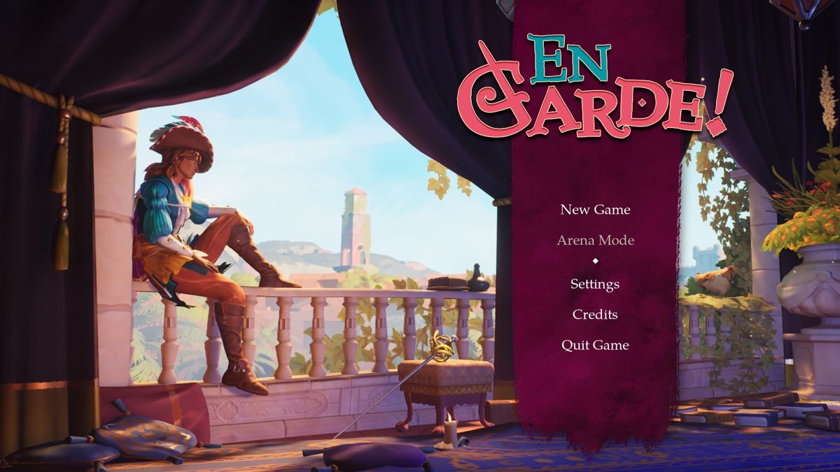 En Garde! (Windows) screenshot: Main menu