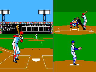 World Series: The Season (Arcade) screenshot: here comes the pitch..