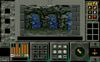 Legends of Valour (DOS) screenshot: A secret underground area