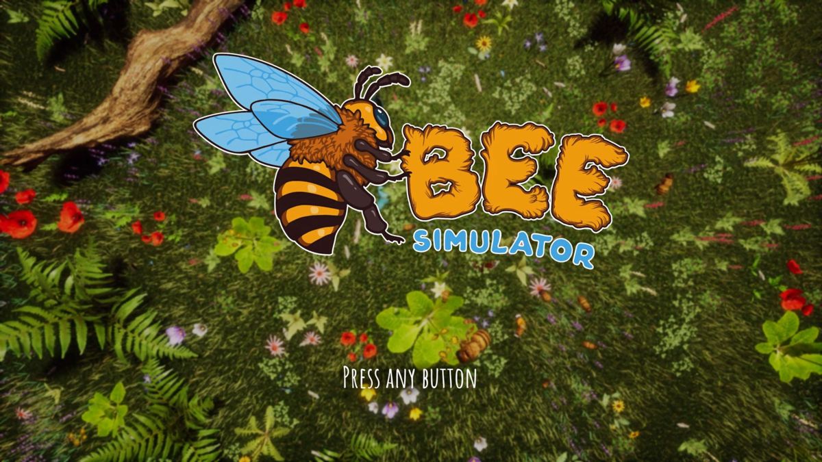 Bee Simulator (Luna) screenshot: The title screen