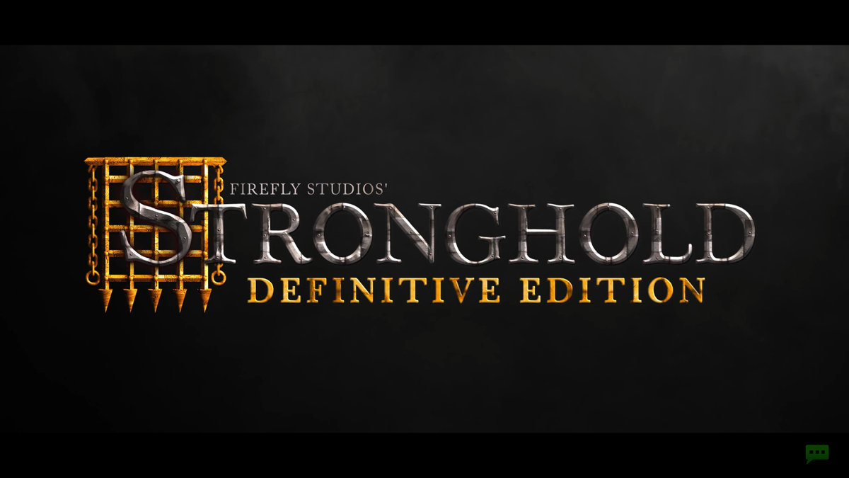 FireFly Studios' Stronghold: Definitive Edition (Windows) screenshot: Logo splash