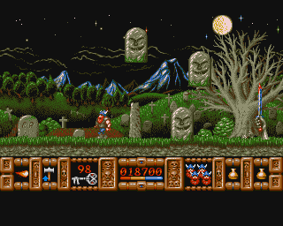 Fire and Brimstone (Amiga) screenshot: Boss(es)