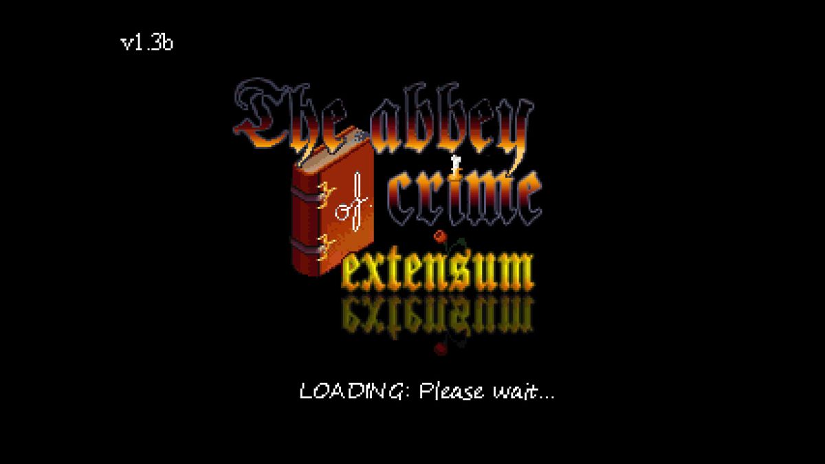 The Abbey of Crime: Extensum (Windows) screenshot: The initial load screen.