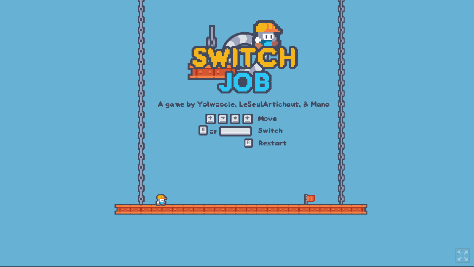 Switch Job (Browser) screenshot: Title screen