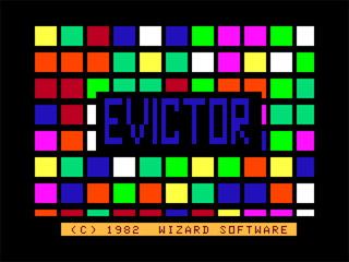 Evictor (Dragon 32/64) screenshot: Title Screen