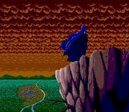 Arcus Odyssey (SNES) screenshot: Intro: the evil sorceress Castomira