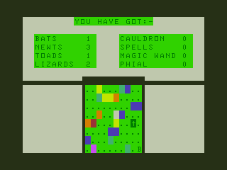 Wizard (Dragon 32/64) screenshot: Many Traps
