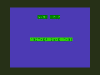 Wizard (Dragon 32/64) screenshot: Game Over
